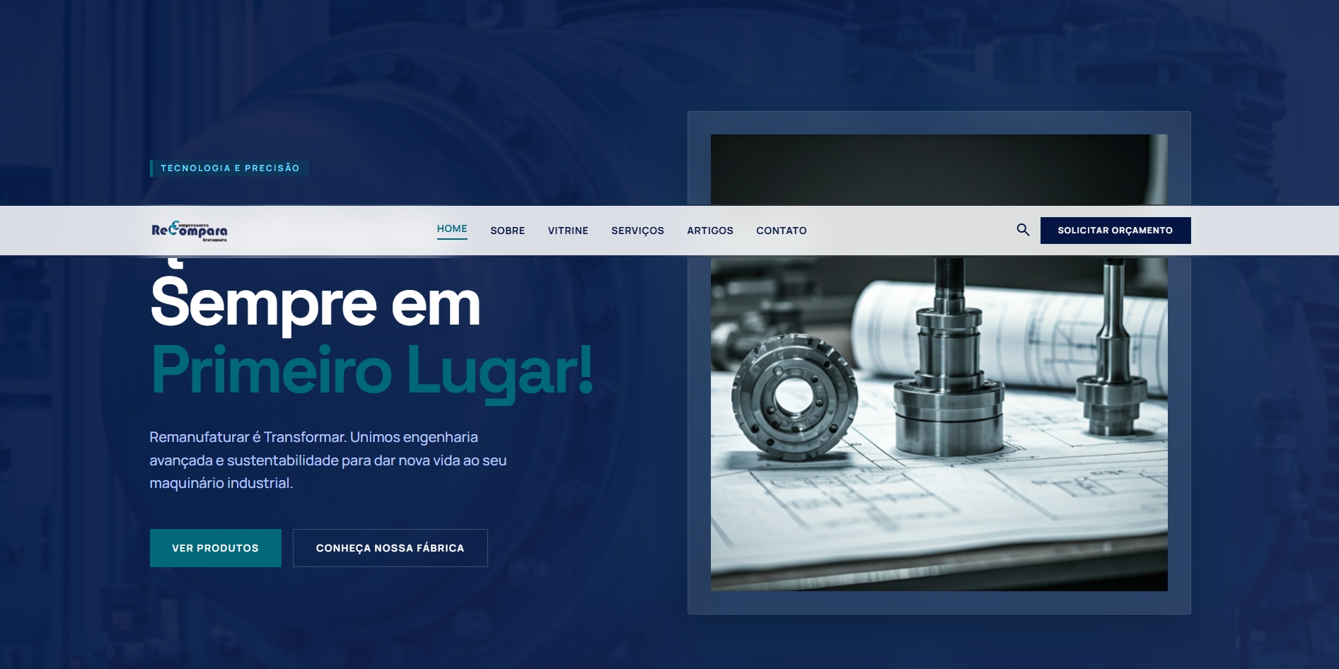 IMAGEM 1 — Tela Inicial do Site
