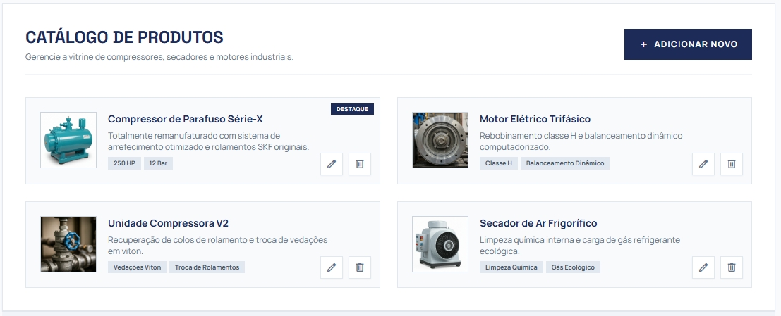 IMAGEM 17 — Gerenciamento de Produtos