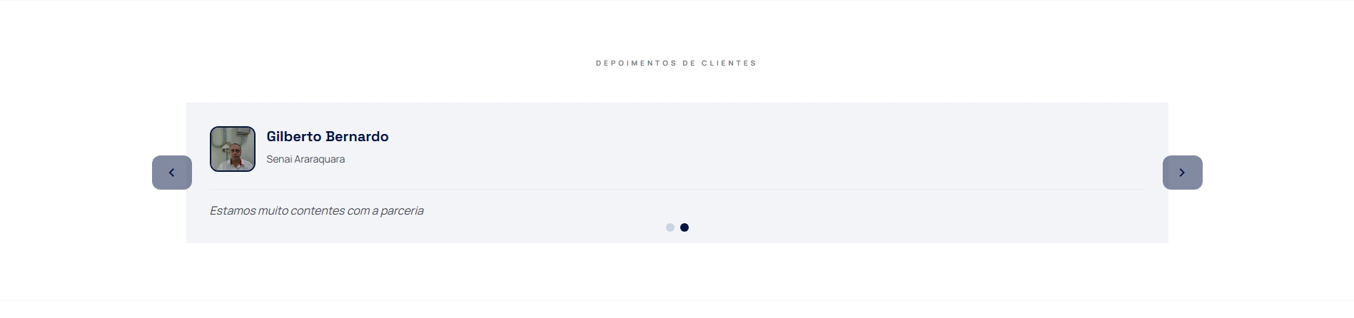 IMAGEM 8 — Depoimentos
